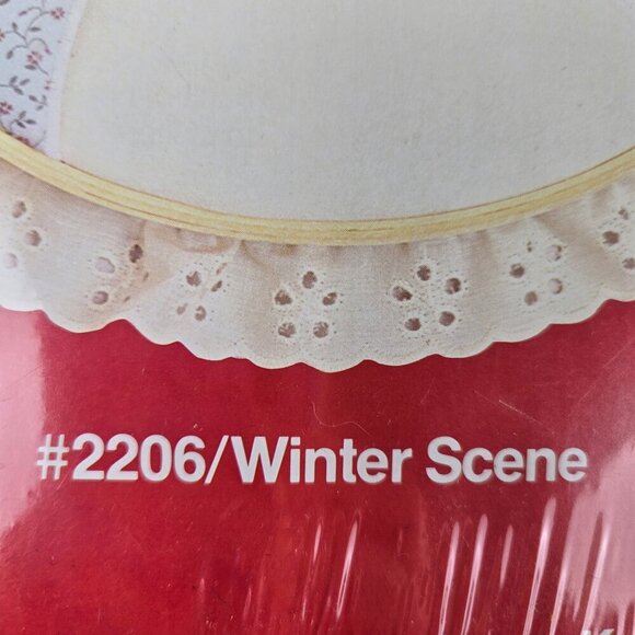 Designs For the Needle Applique Calic-O's Kit #2206 Winter Scene Vintage 1982 - Picture 5 of 11